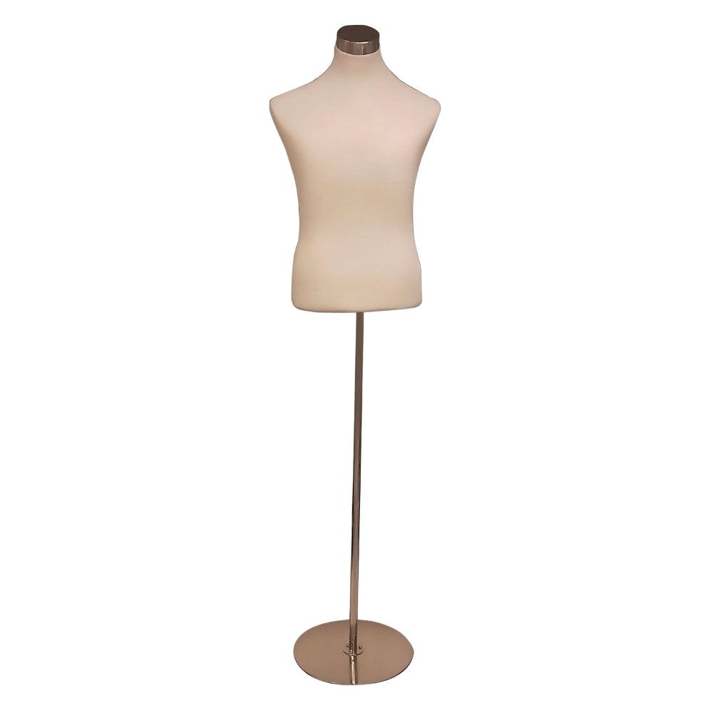 Male Dress Form with Metal Base - Mannequin Mall