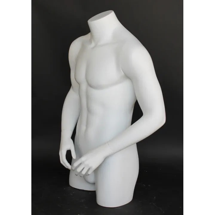 3/4 Male Mannequin Torso MM-MT7-WT