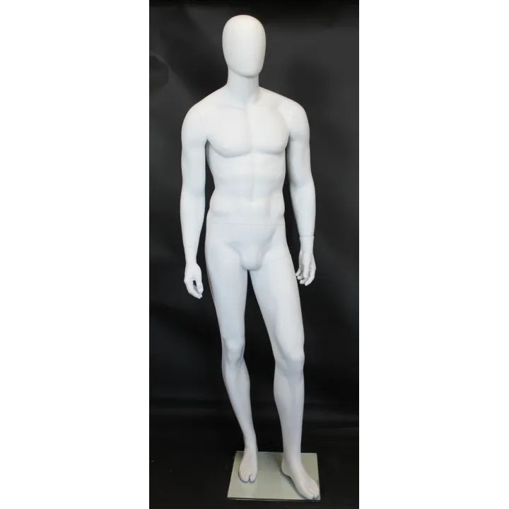 Male Egghead Mannequin MM-SFM21E-WT