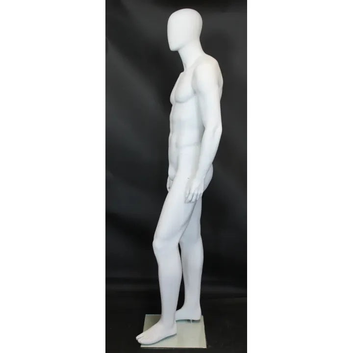 Male Egghead Mannequin MM-SFM21E-WT