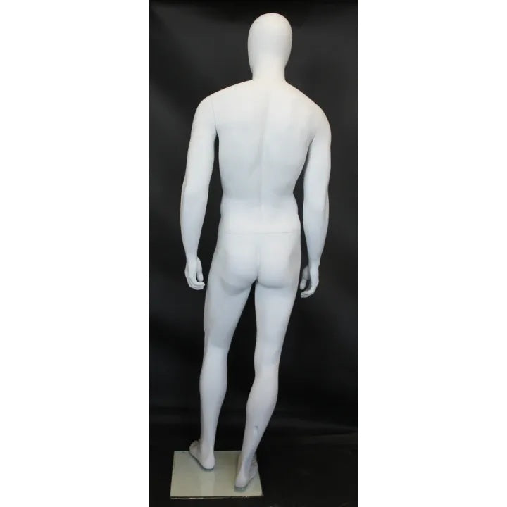 Male Egghead Mannequin MM-SFM21E-WT