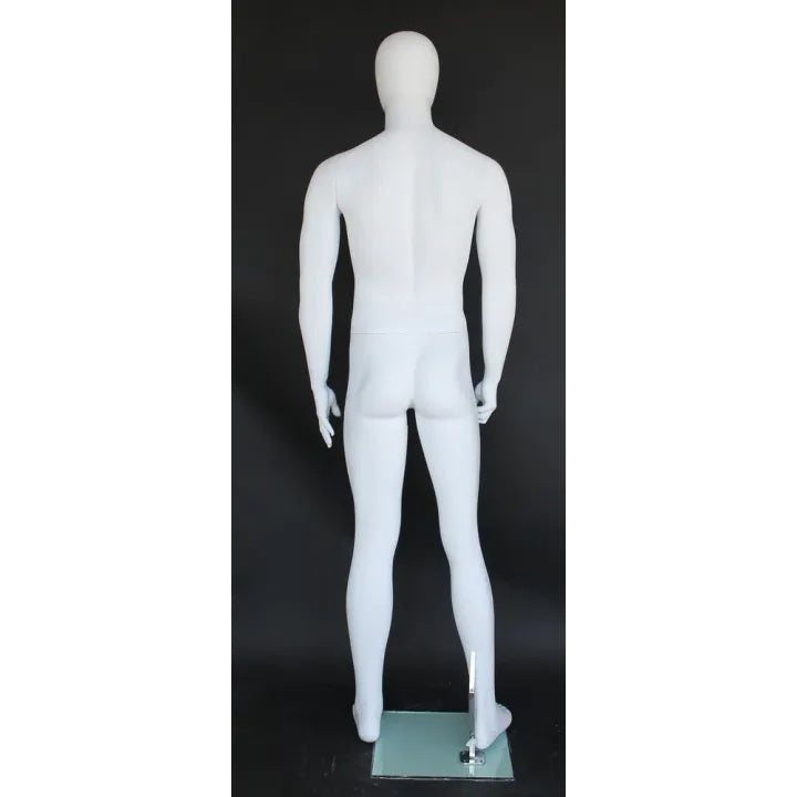 Male Egghead Mannequin MM-SFM25E-WT