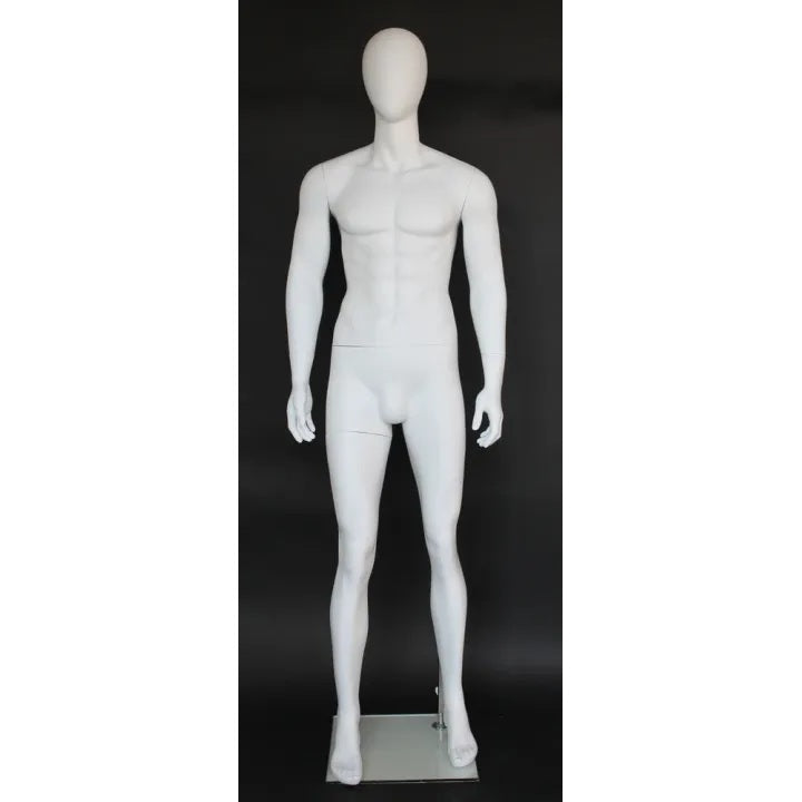 Male Egghead Mannequin MM-SFM29E-WT