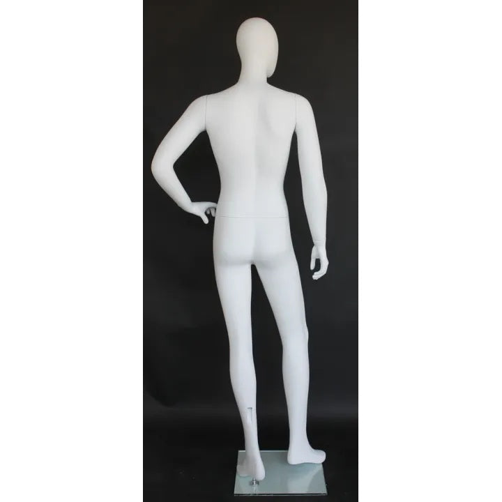 Male Egghead Mannequin MM-SFM64E-WT