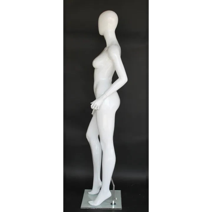 MM-SFW83E-GW Female Egghead Glossy Mannequin