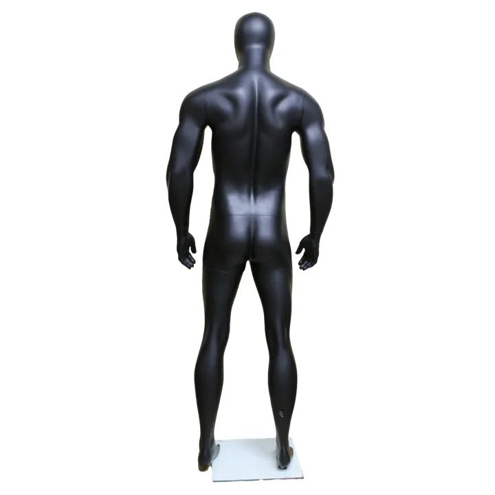 Male Athletic Egghead Mannequin MM-STB-4ME-MB
