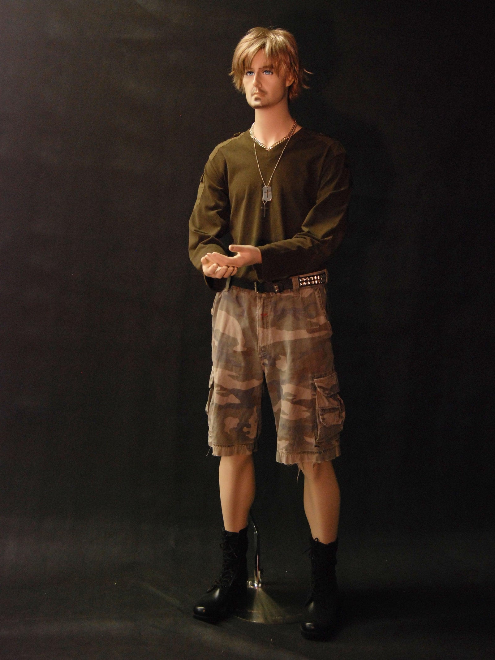 Male Realistic Mannequin with Movable Elbows MM-BC8 - Mannequin Mall