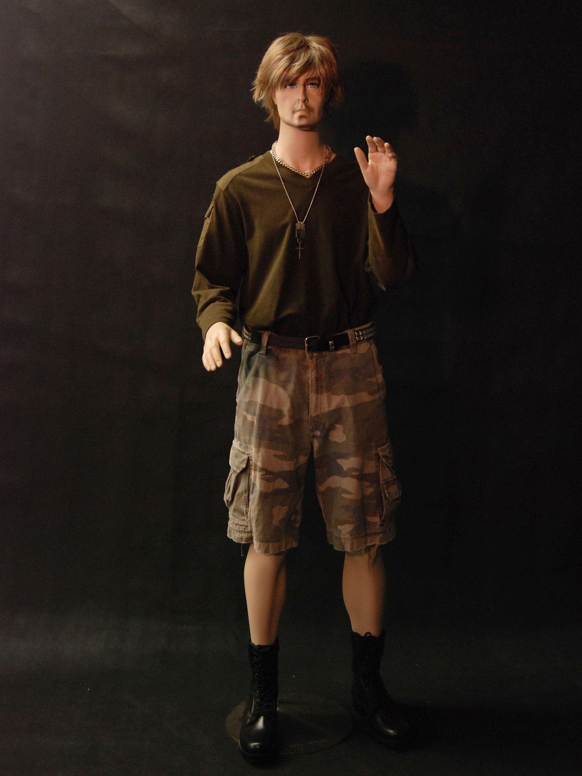 Male Realistic Mannequin with Movable Elbows MM-BC8 - Mannequin Mall