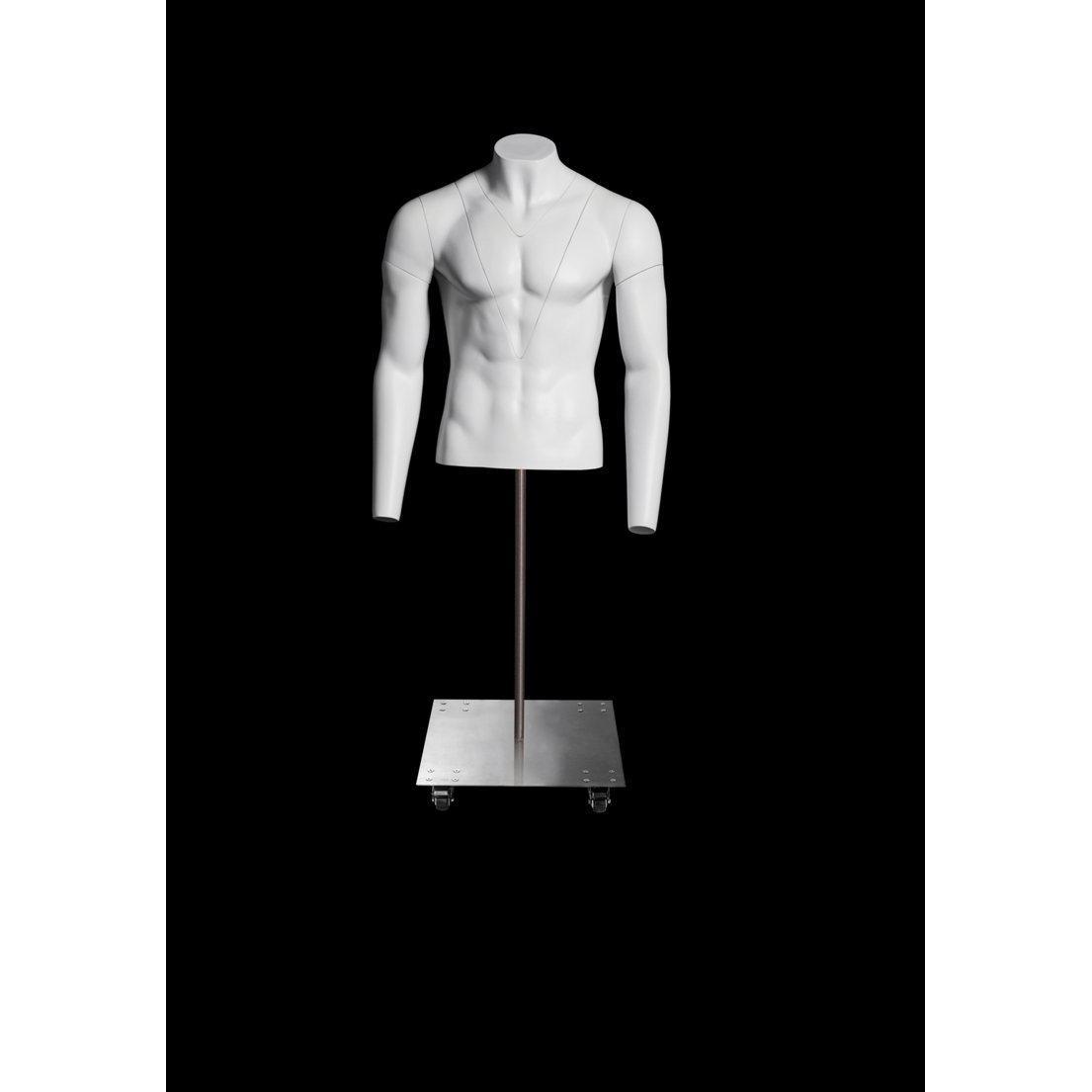 Ultimate Invisible Ghost Male Mannequin Torso MM-GH1-2M - Mannequin Mall