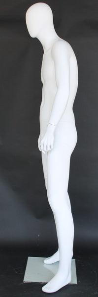 Male Egghead Mannequin MM-SFM41E-WT - Mannequin Mall
