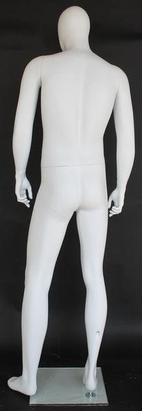Male Egghead Mannequin MM-SFM41E-WT - Mannequin Mall