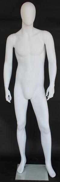 Male Egghead Mannequin MM-SFM41E-WT - Mannequin Mall