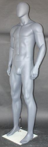 Male Egghead Mannequin MM-SFM52E-GREY - Mannequin Mall