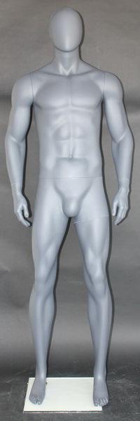 Male Egghead Mannequin MM-SFM52E-GREY - Mannequin Mall
