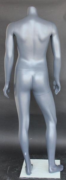 Athletic Sports Headless Female Mannequin MM-STB-1FH-GREY - Mannequin Mall