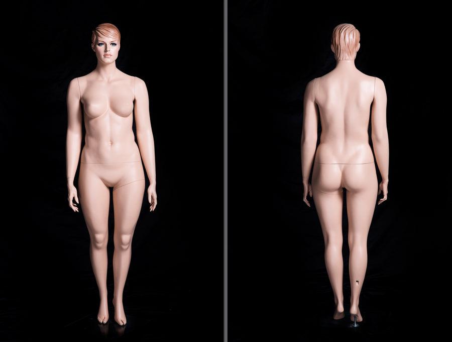 6'1" Realistic Plus-Size Female Mannequin MM-AVIS1 - Mannequin Mall