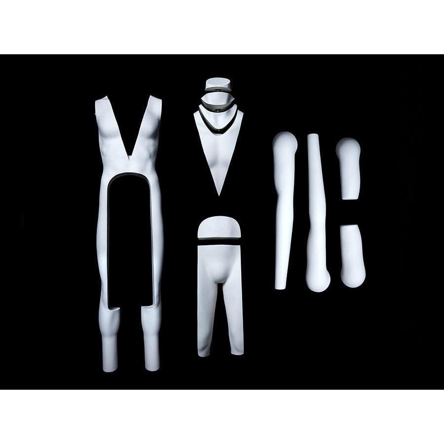 Male Invisible Ghost Mannequin Full Body for Photography (Version 2.0) MM-MZGH4 - Mannequin Mall