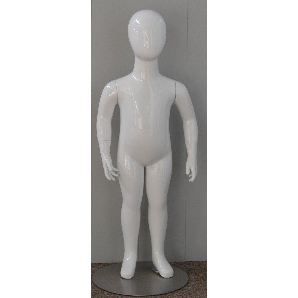 Glossy White Full Body Baby The Mannequin 2 For Clothing Display