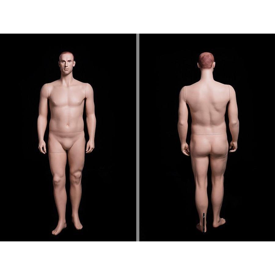 6'3" Plus Size Male Mannequin MM-PMAN2 - Mannequin Mall