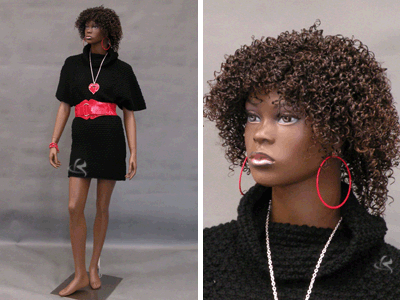 African American Female Mannequin MM-CCDR4 - Mannequin Mall