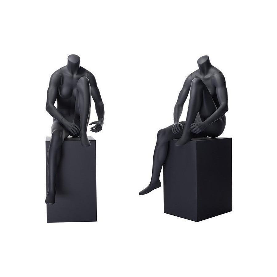 Athletic Female Sitting Mannequin MM-NI17 - Mannequin Mall