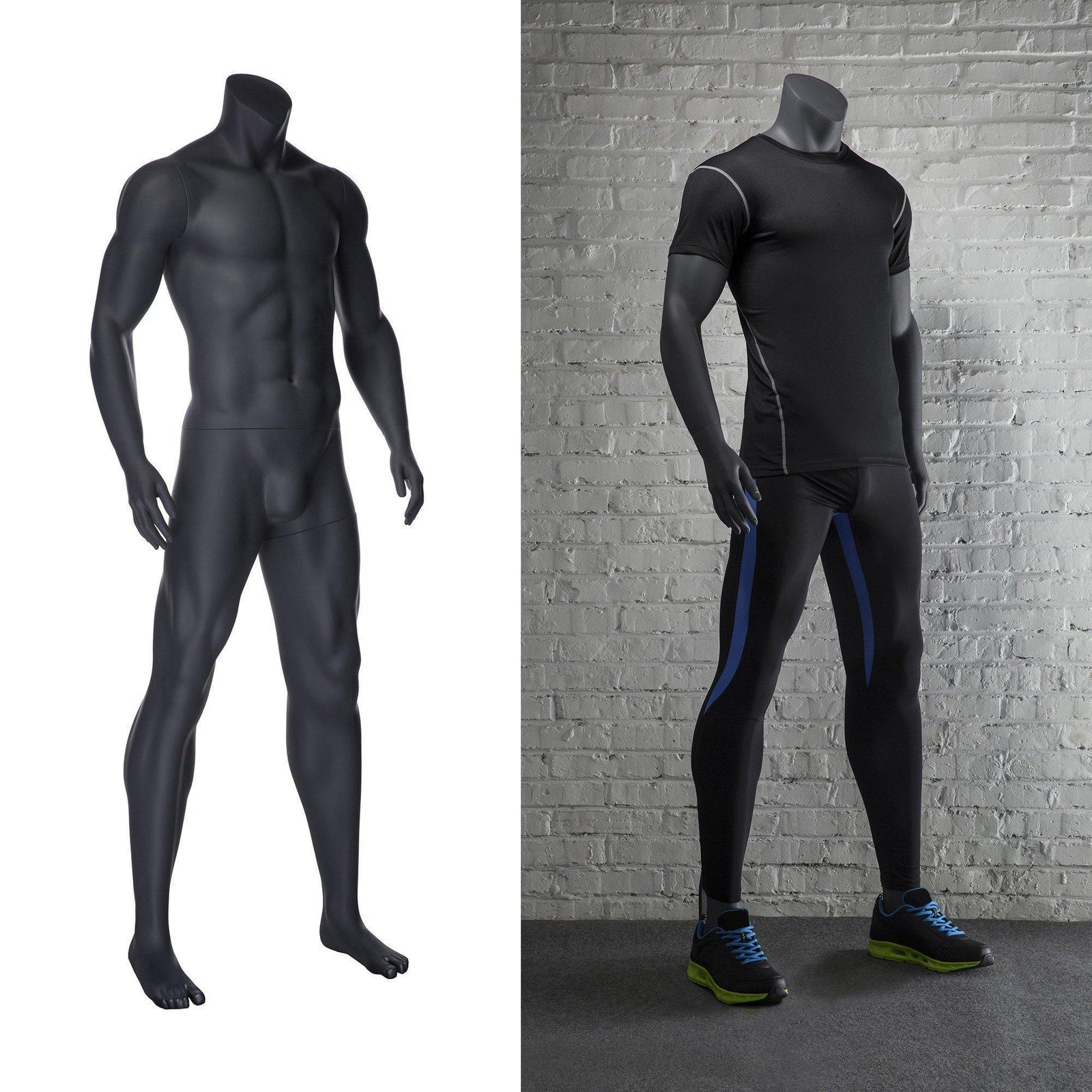 Athletic Headless Male Mannequin MM-NI2 - Mannequin Mall