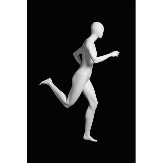 Athletic White Female Running Mannequin MM-PB4W2 - Mannequin Mall