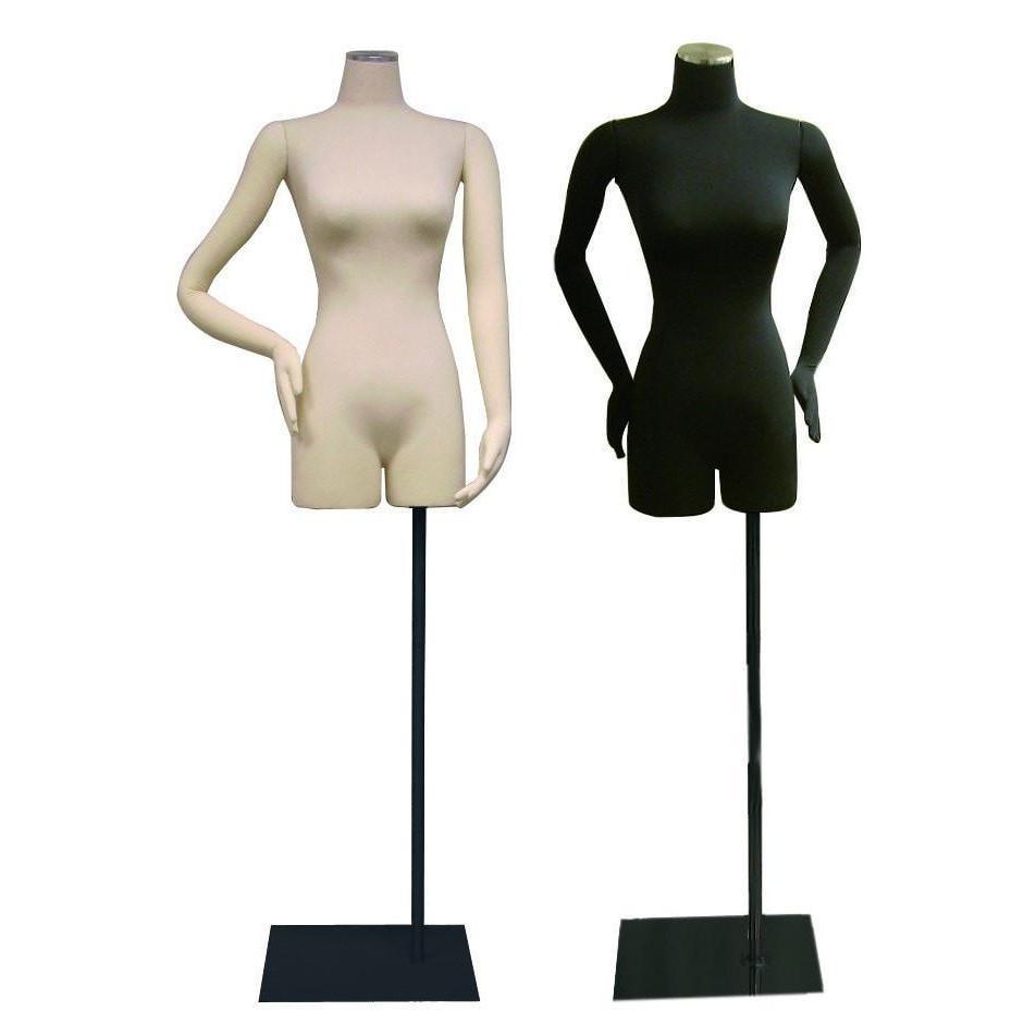Female Mannequin Dress Form Torso, Display Mannequin Body with
