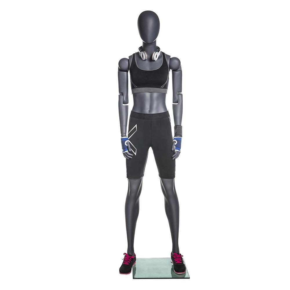 Female Posable Athletic Mannequin MM-NI-FFXG - Mannequin Mall