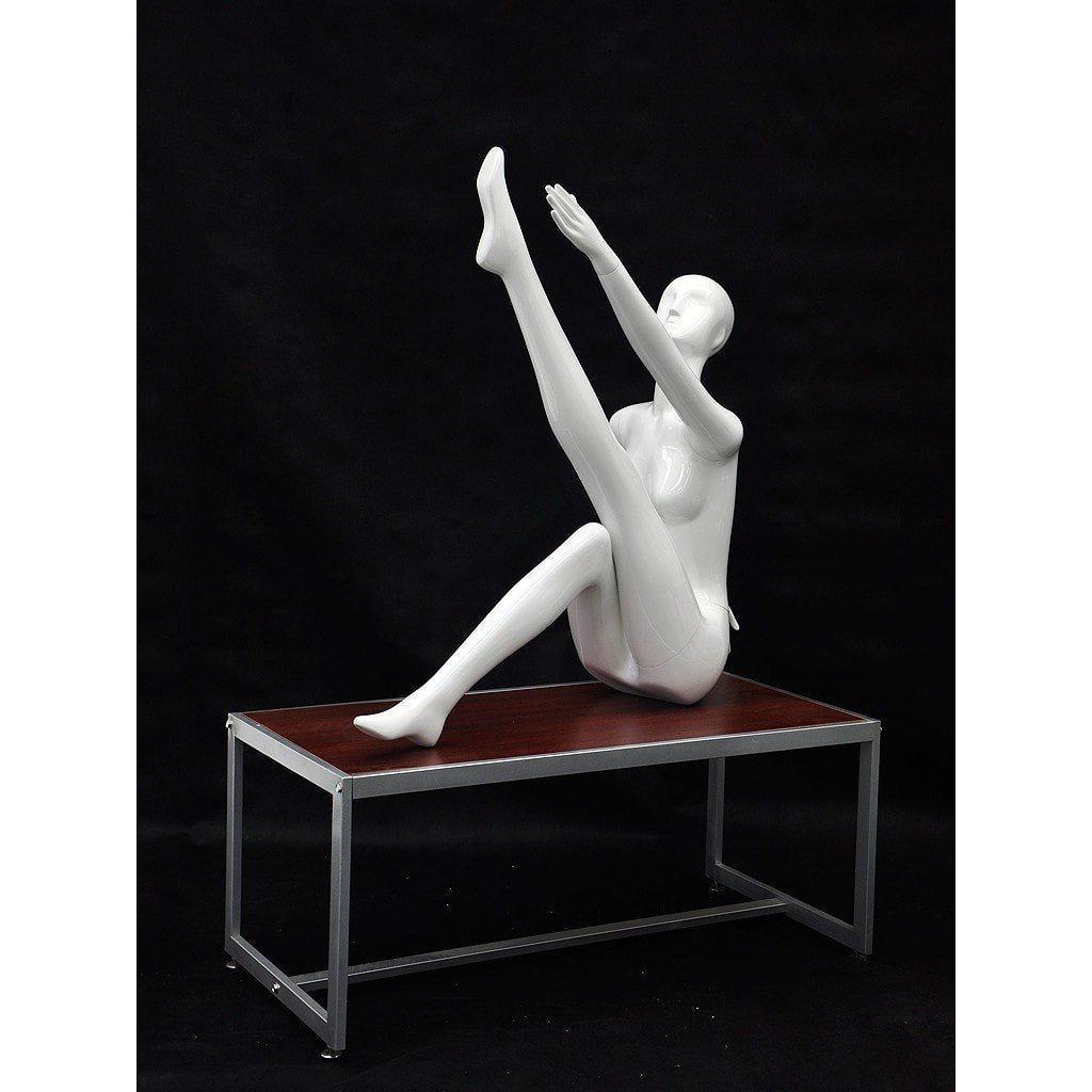 Female White Abstract Mannequin MM-XD20W - Mannequin Mall