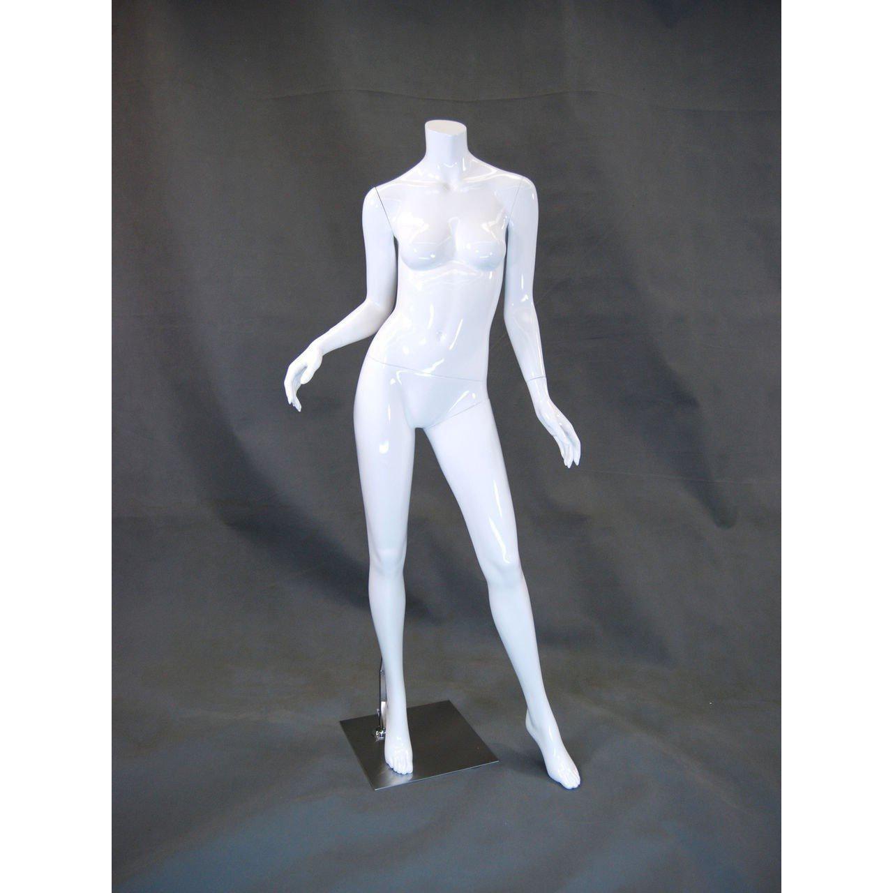 Full Body Glossy Female Mannequin Pose 3, Display Warehouse
