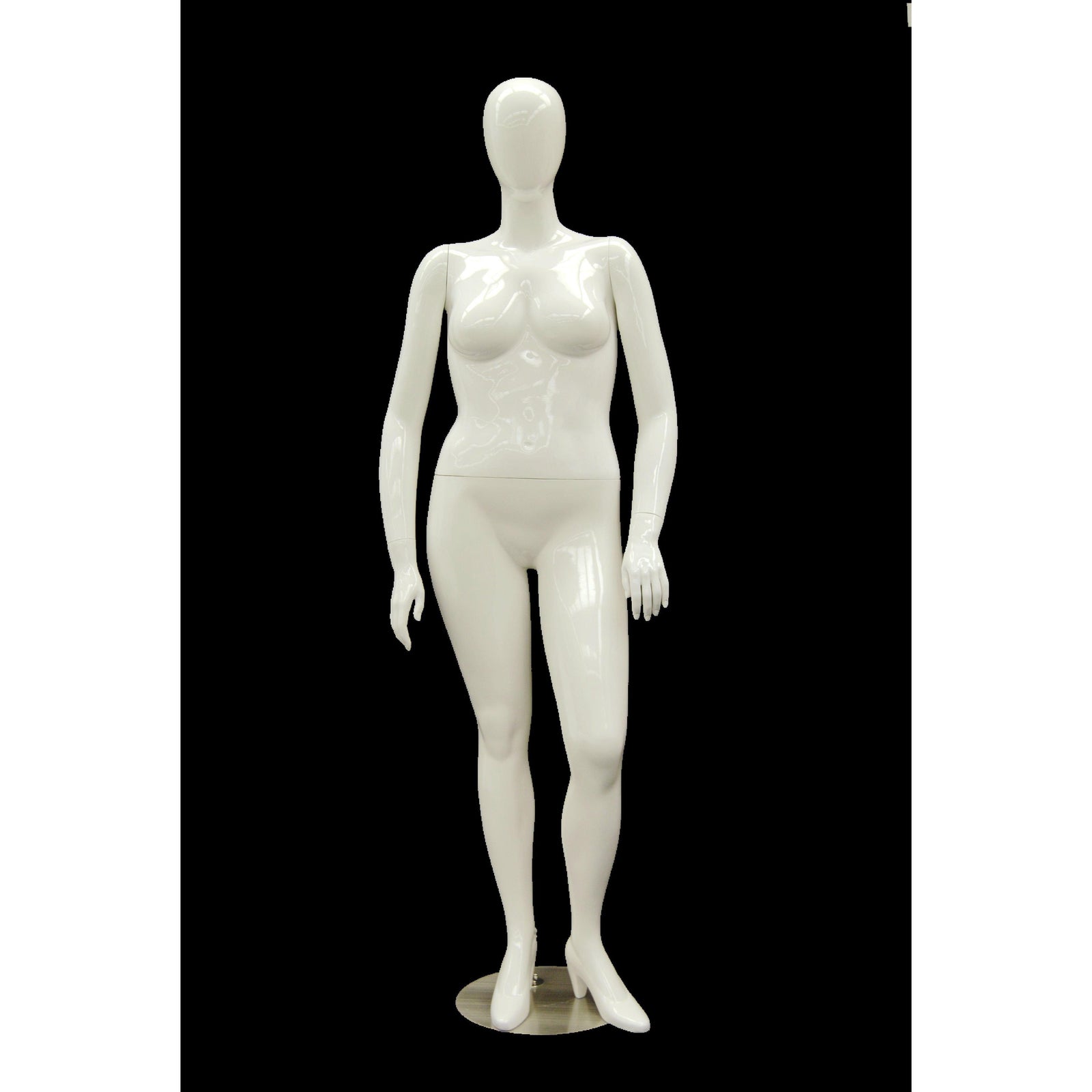 Plus Size Female Egghead Mannequin MM-RNANCYW2 - Mannequin Mall