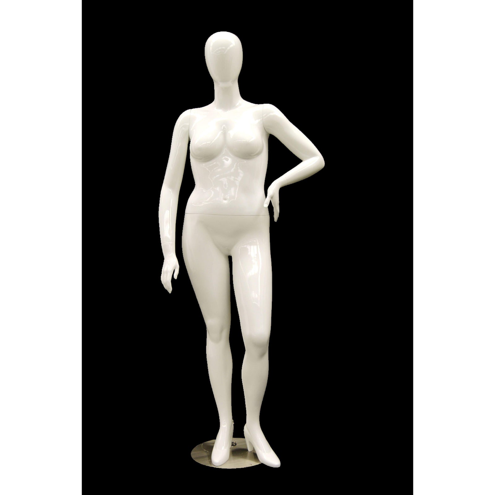 Plus Size Female Egghead Mannequin MM-RNANCYW3 - Mannequin Mall