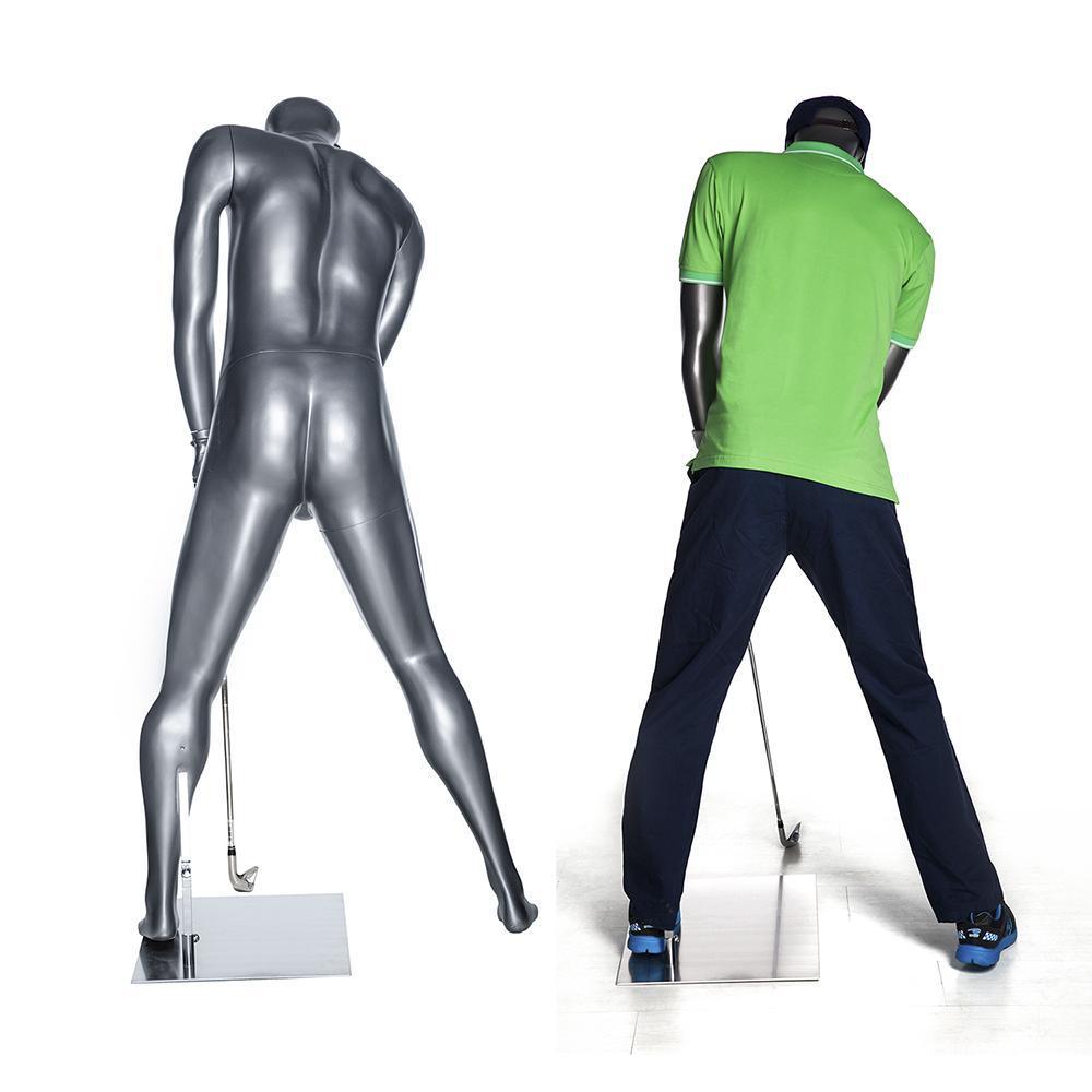 Male Abstract Golf Mannequin MM-GOLF02 - Mannequin Mall