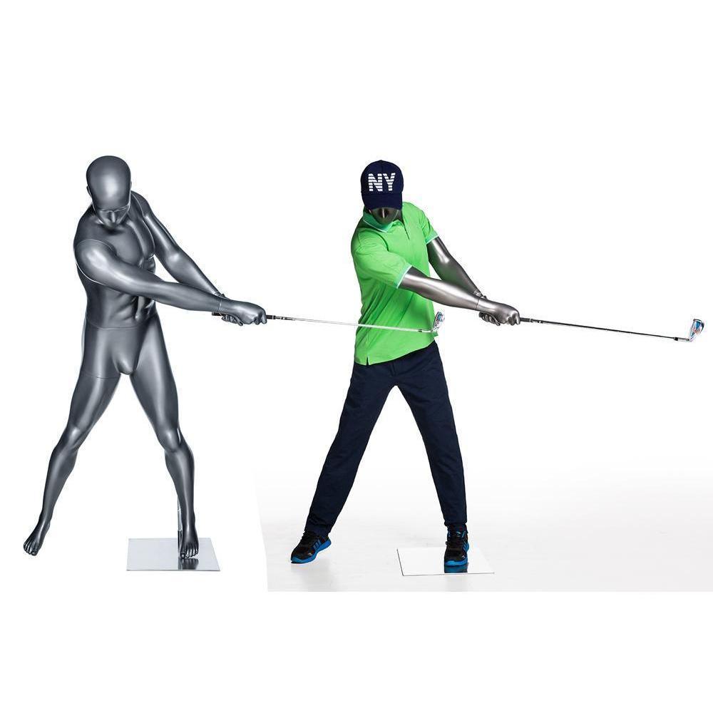 Male Abstract Golf Mannequin MM-GOLF03 - Mannequin Mall