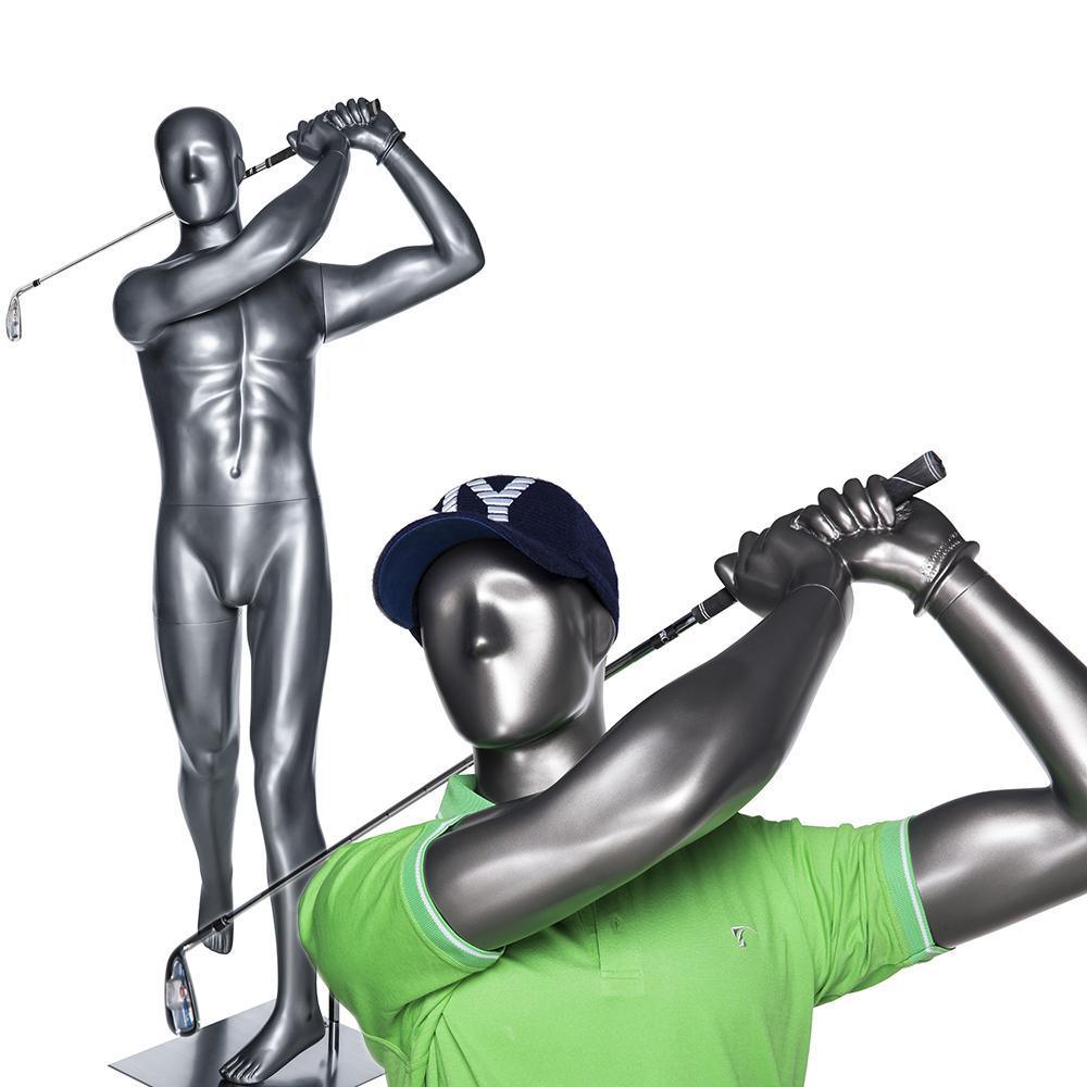Male Abstract Golf Mannequin MM-GOLF04 - Mannequin Mall