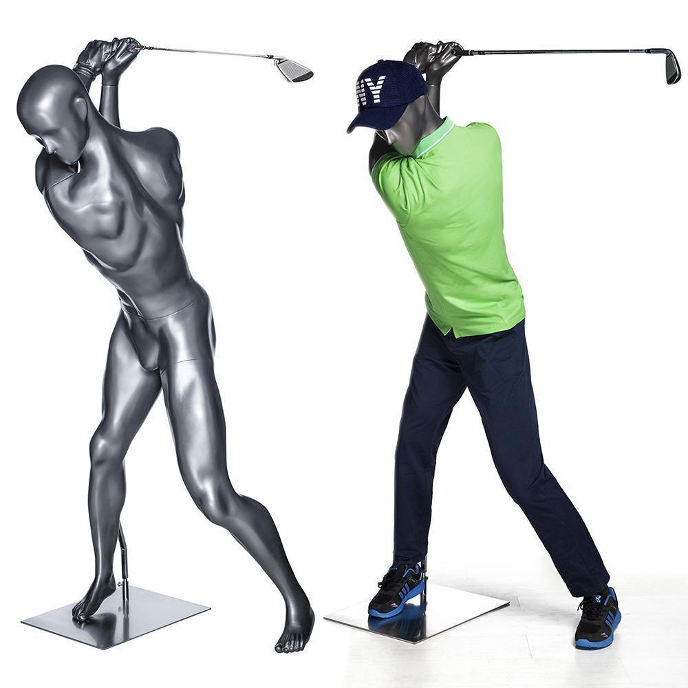 Male Abstract Golfer Mannequin MM-GOLF01 - Mannequin Mall