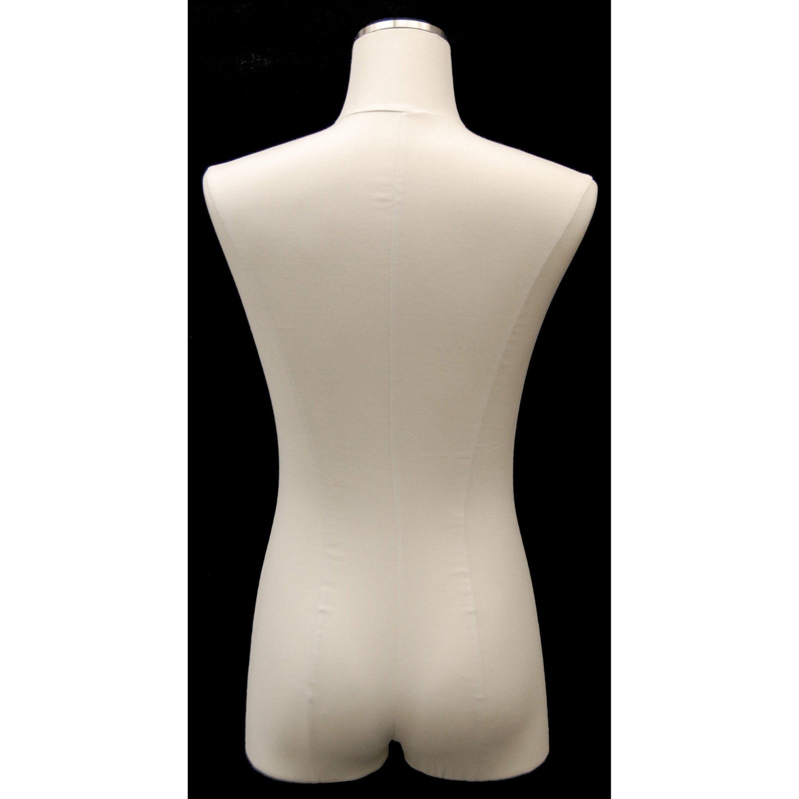 Male Pure White Linen Dress Form MM-JM1WL - Mannequin Mall