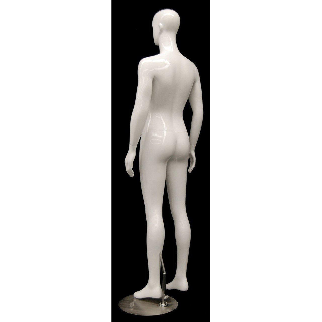 Male White Abstract Mannequin MM-XDM02 - Mannequin Mall