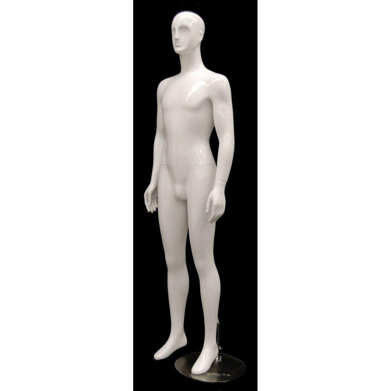 Male White Abstract Mannequin MM-XDM02 - Mannequin Mall