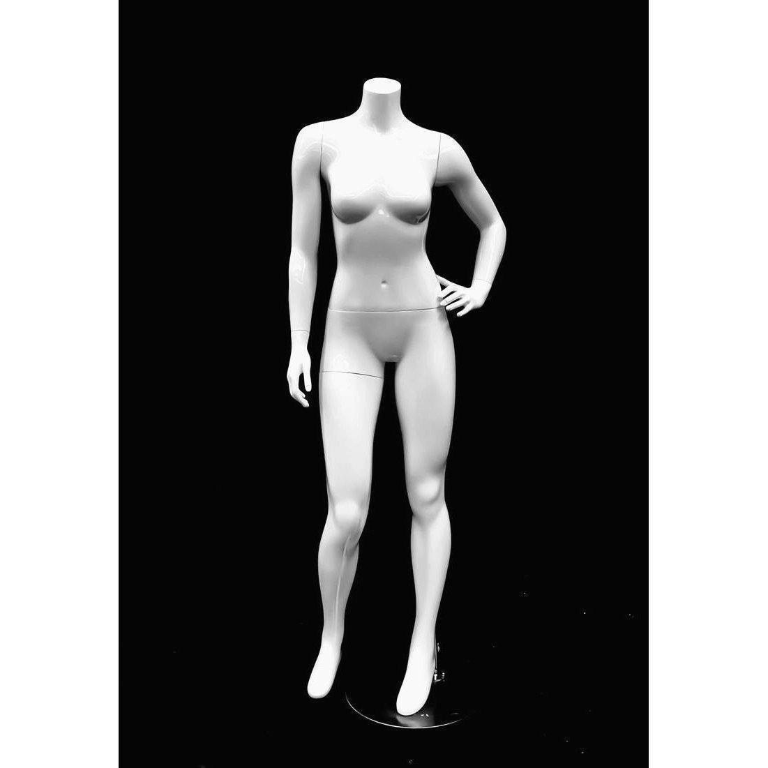 Petite Female Headless Mannequin MM-GPX03BW1 - Mannequin Mall