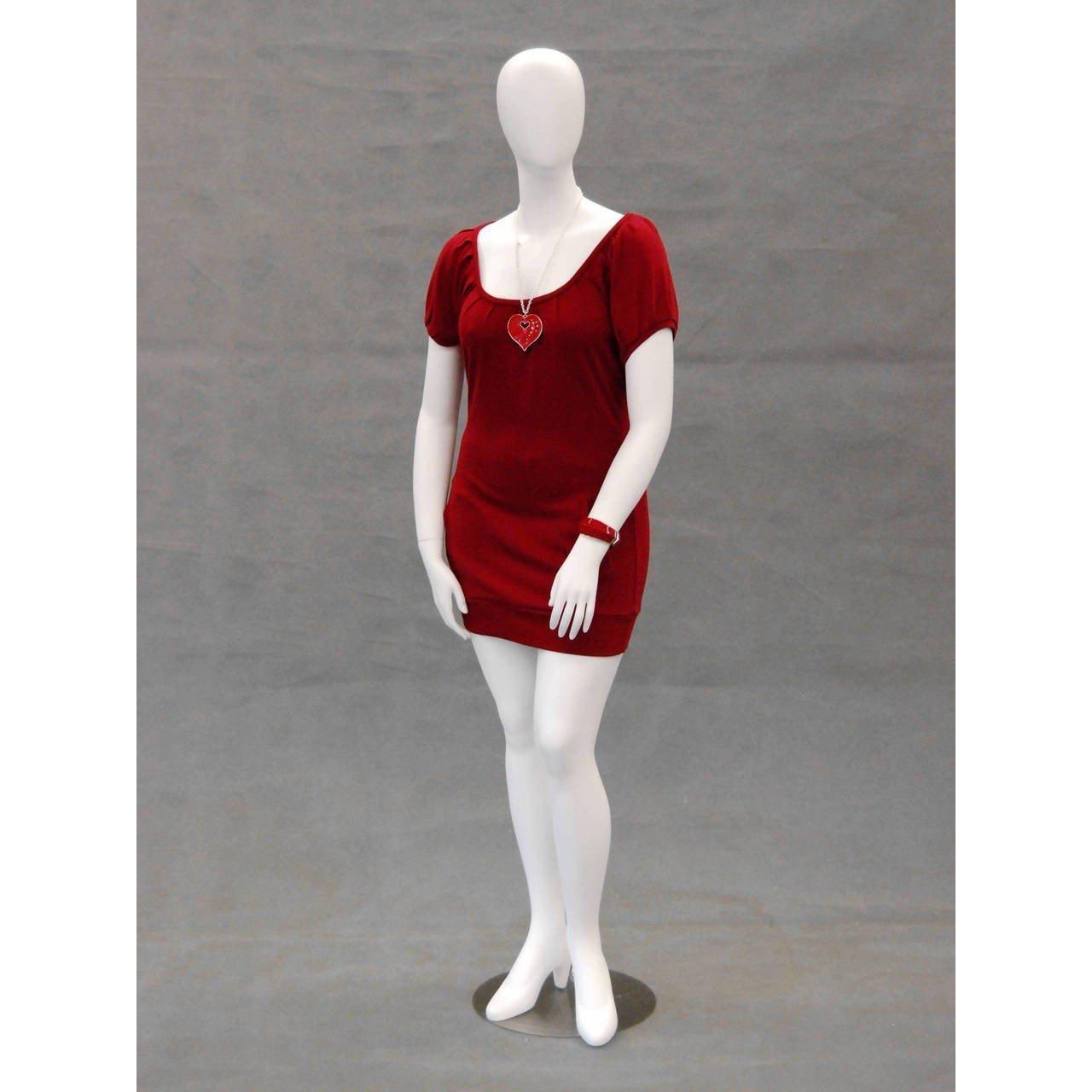 Plus Size Female Egghead Mannequin MM-RNANCYW2 - Mannequin Mall