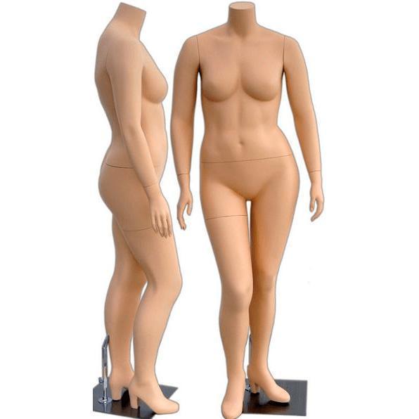 Plus Size Female Headless Mannequin MM-RPLUSF1 - Mannequin Mall