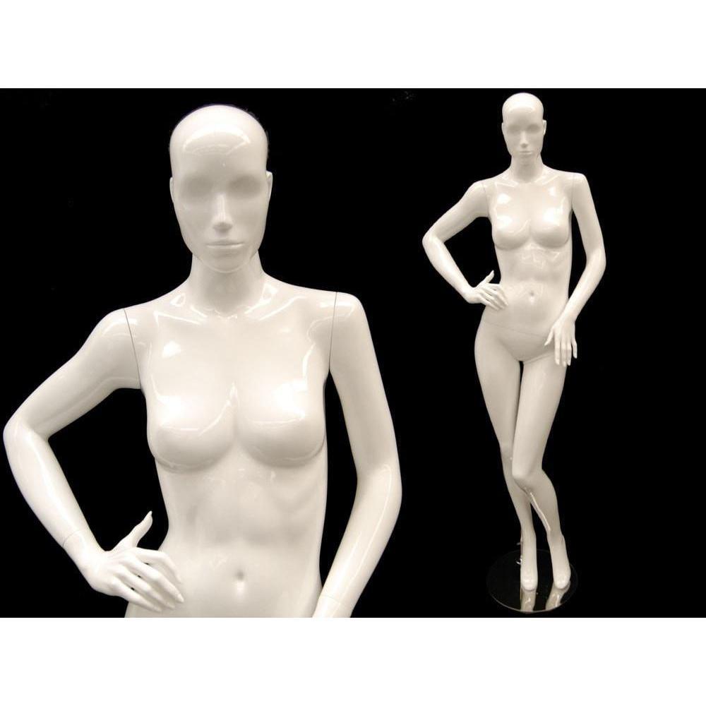 White Female Abstract Mannequin MM-ANNA05 - Mannequin Mall