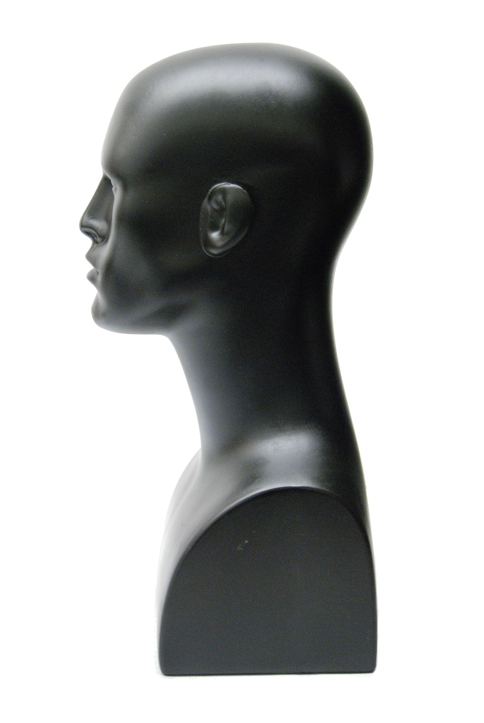 Male Mannequin Head MM-ERABLACK-PS - Mannequin Mall