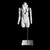 Ultimate Female Invisible Ghost Mannequin 3/4 Torso 2.0 MM-GH3-4F - Mannequin Mall