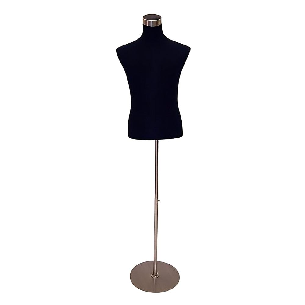 Male Dress Form with Metal Base - Mannequin Mall
