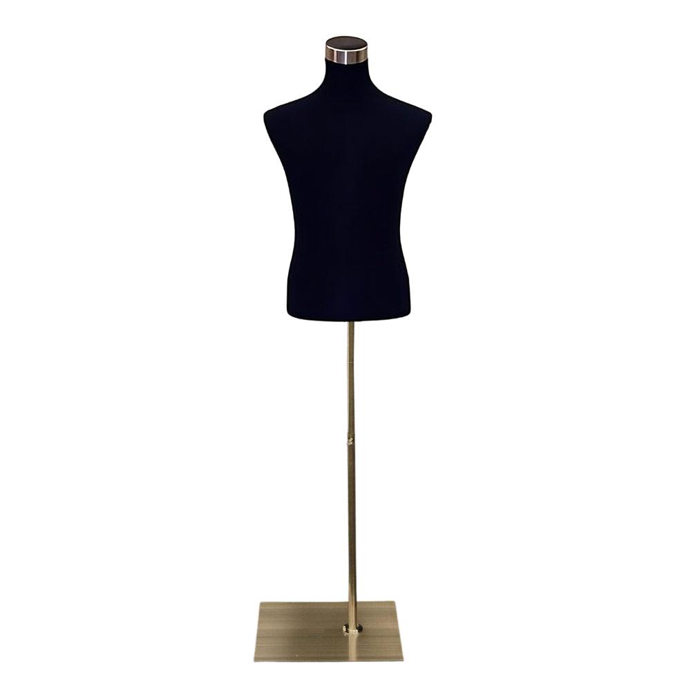 Male Dress Form with Metal Base - Mannequin Mall