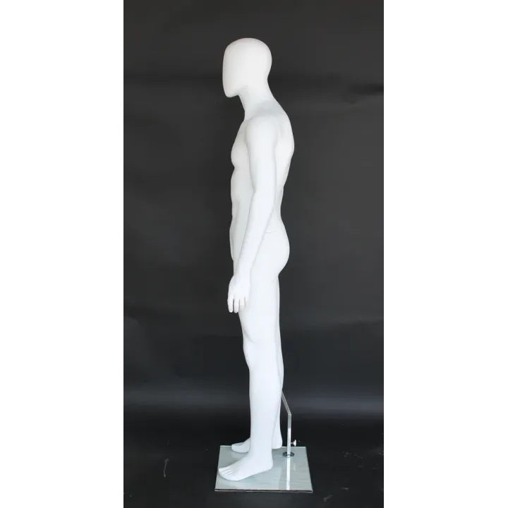 5 ft 8 Male Egghead Mannequin MM-AME05-WT