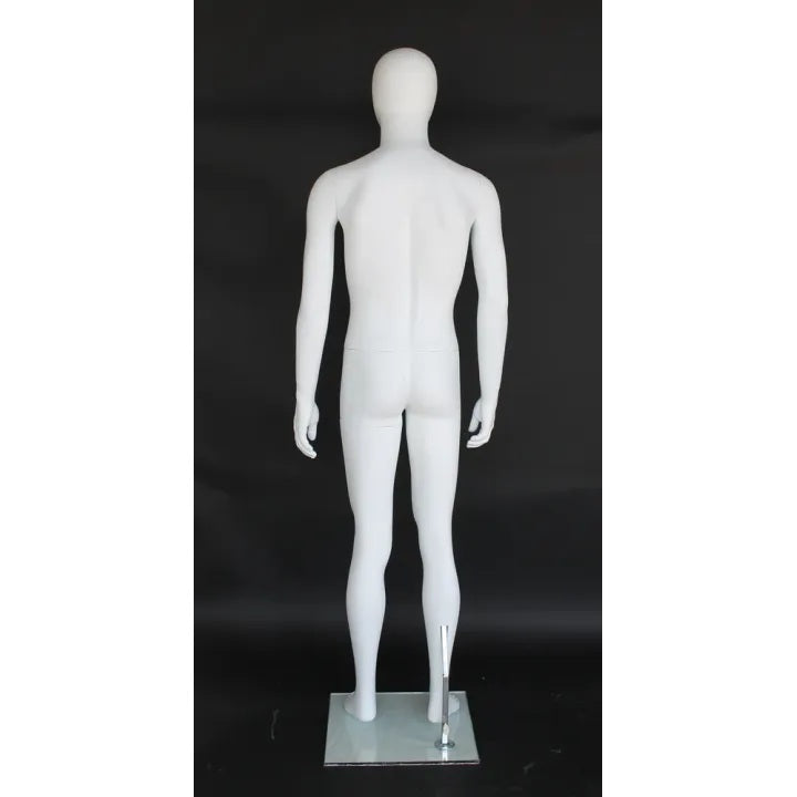 5 ft 8 Male Egghead Mannequin MM-AME05-WT